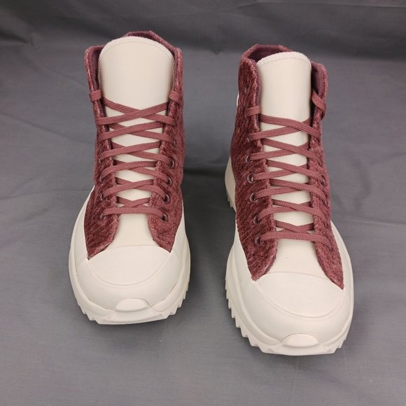 Converse Run Star Hike Women's Platform Sneaker Boot Purple Corduroy Sizes 7-10 - Picture 3 of 9